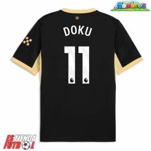 Manchester City Jeremy Doku #11 Segunda Equipación 2026-27 Manga Corta